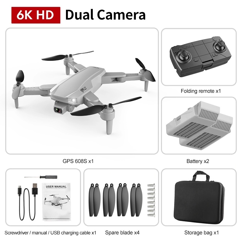 Drone with GPS High-definition Dual Camera