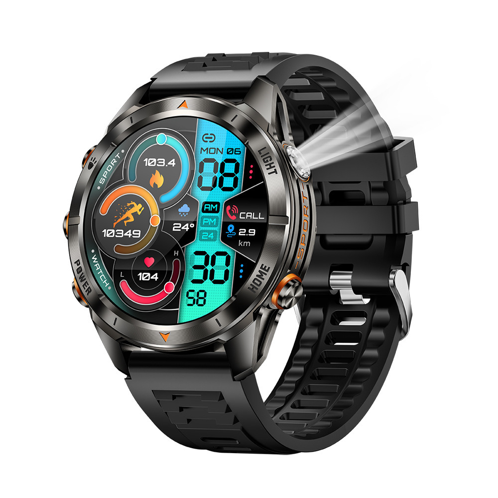 KT80 Smart Watch Full HD Screen Super Large Battery Bluetooth Calling